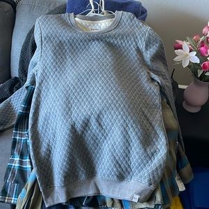 Gray sweater pull over medium sized